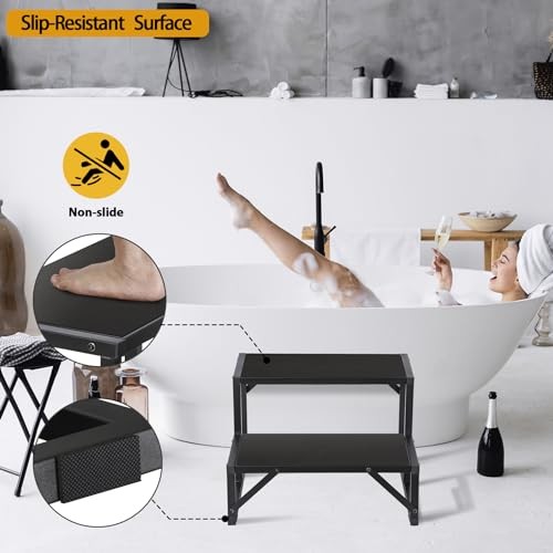 Hot Tub Step 500LBS Capacity Spa Side Step 2-Step Stairs Edge Spa Step 2 Step