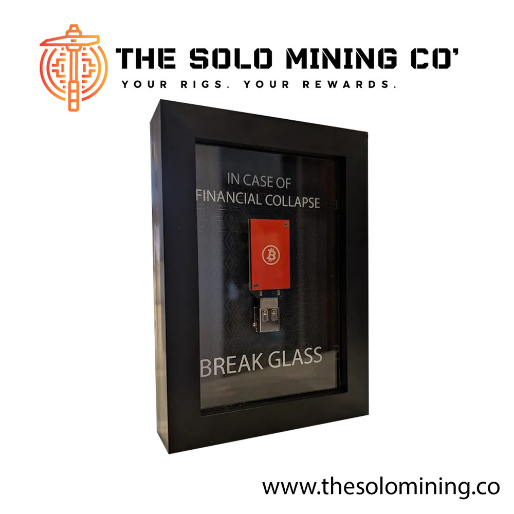Block Erupter Bitcoin Miner Art Piece