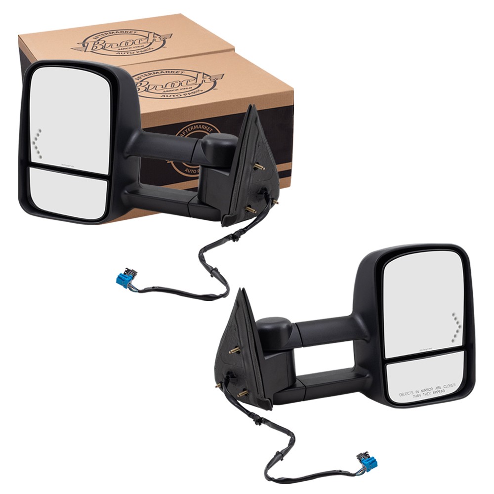 Power Towing Mirror For 2003-2006 Silverado 1500 Extendable Set 15904035