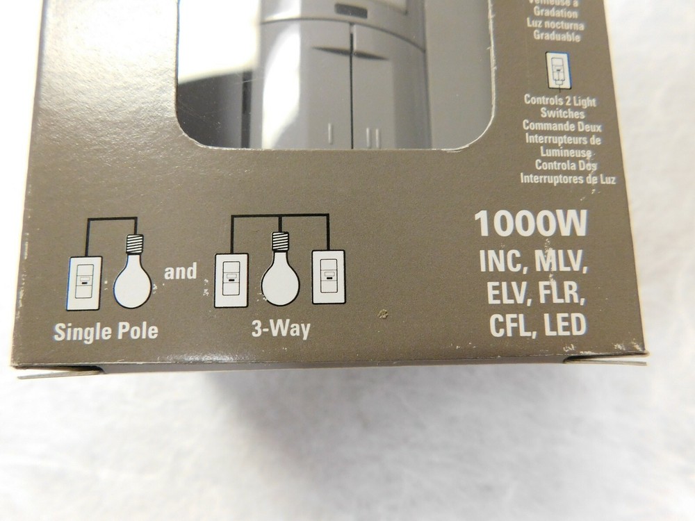 Cooper Infrared Vacancy Sensor Dual Switch VS310R-GY