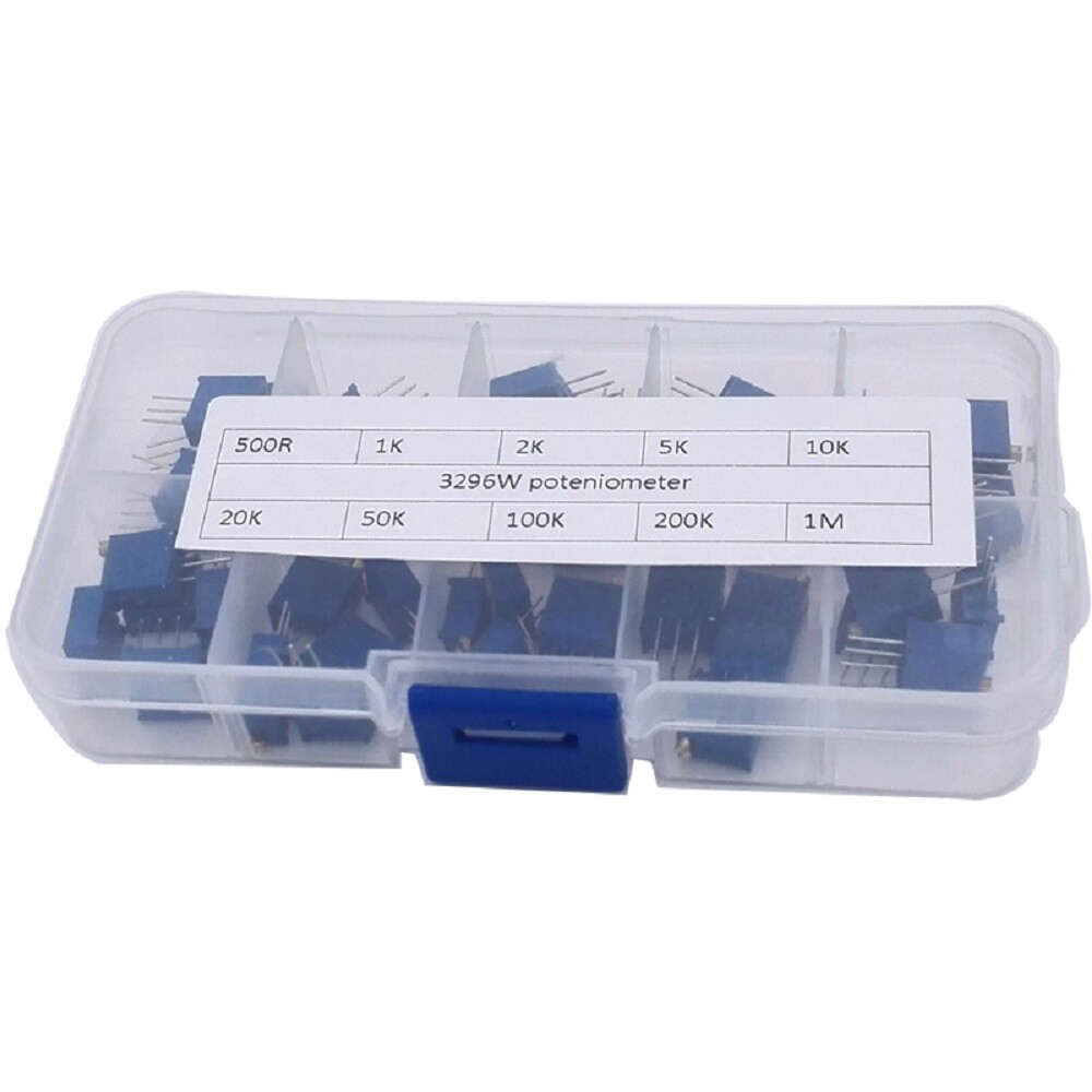 3296W Multi-turn trimmer potentiometer 3296 Variable Resistor Kits With Box