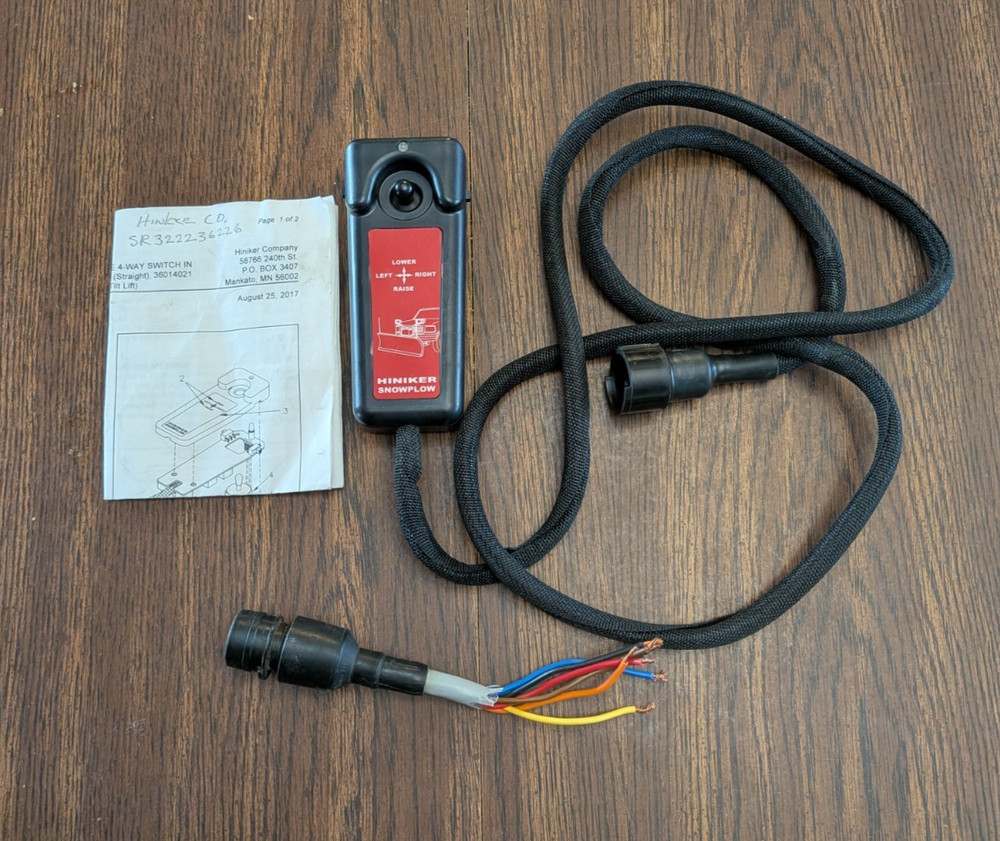 Hiniker Straight Blade Snow Plow Controller 36014020