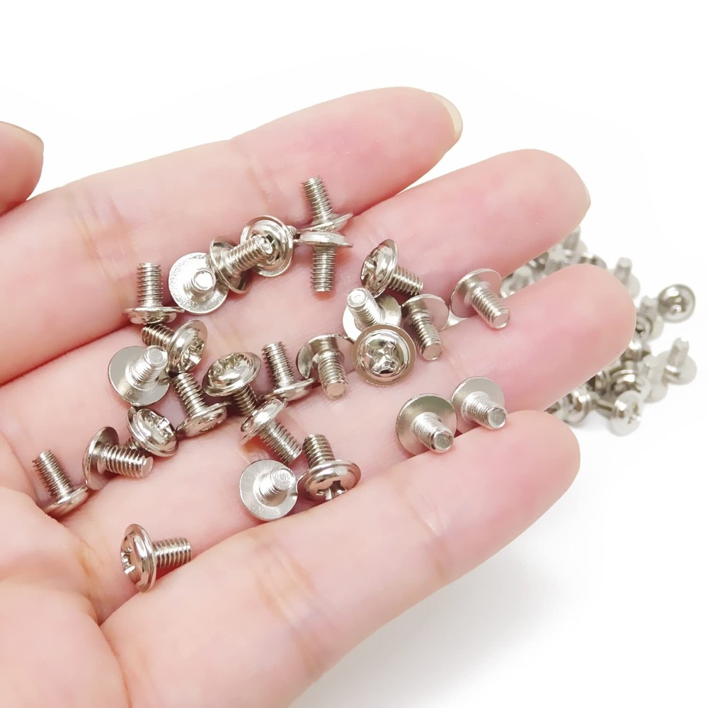 100PCS M3x5 Round Head PC Mounting Computer Screws Computer Case Fixed Motherboa