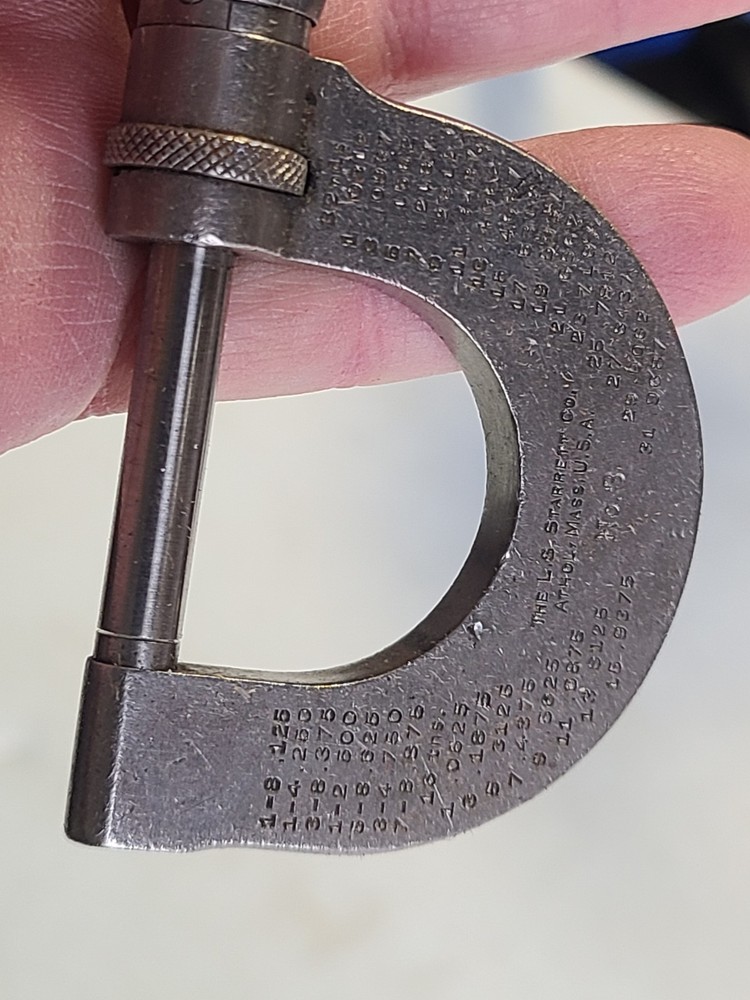 Starrett No 3 Micrometer