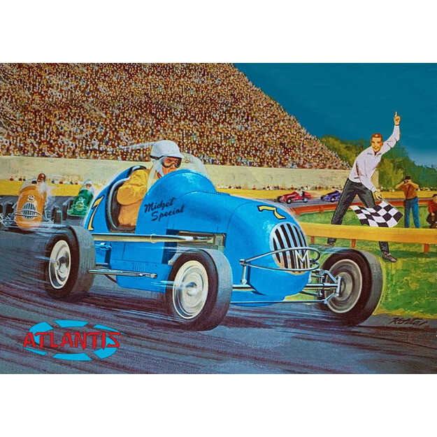 Atlantis Models M110 1/20 Midget Racer Plastic Model Kit