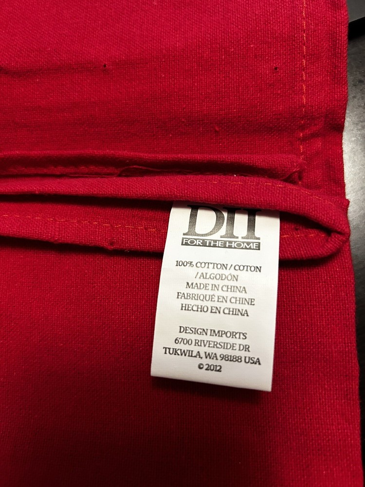 Candy Canes on red dish towel