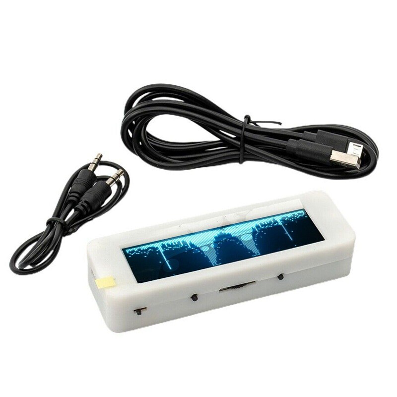 OLED Music Spectrum Display Analyzer Audio Level Indicator VU METER 3.12in 2025