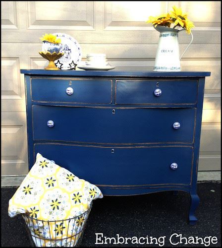 1-1/2" Ceramic Knob Delft-Flo-Blue