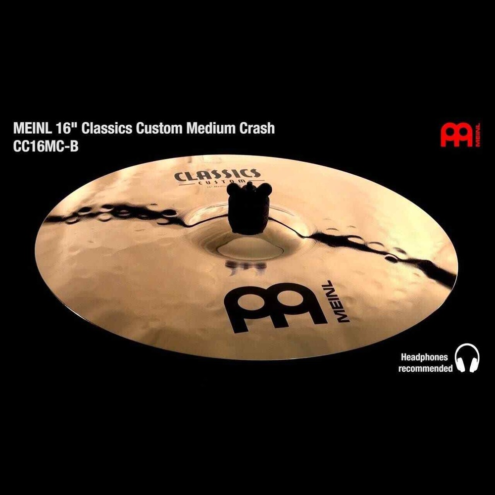 Meinl Classics Custom Medium Crash Cymbal 16