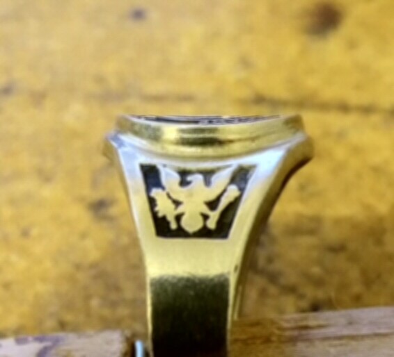 18th Airborne Corp ring ID Unit Insignia Sky Dragons