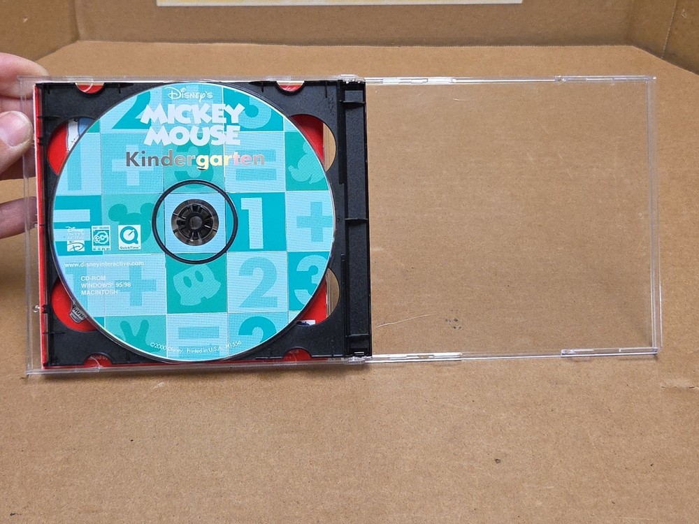 Disney LEARNING Ages 4-6 Kindergarten Deluxe 2 Disc CD-ROM SET Interactive *PICS