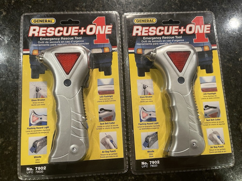 Rescue One Emergency Escape Tool & Flashlight (preperation tool) 2 PACK