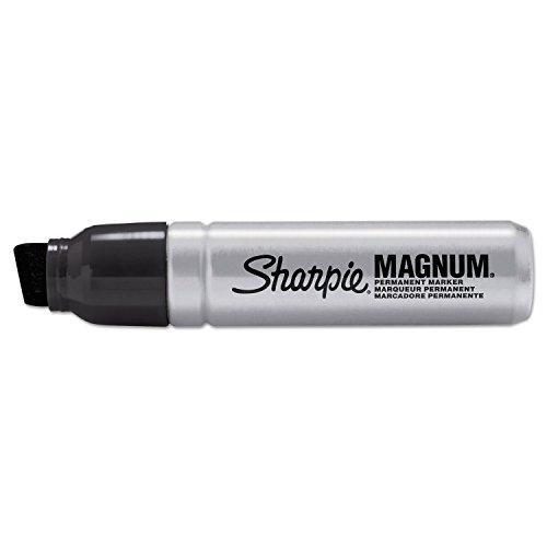 SHARPIE 44001 Magnum Oversized Permanent Marker Chisel Tip Black