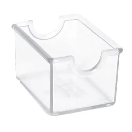 Thunder Group PLSP032CL Clear Plastic Sugar Packet Holder - 1 Doz