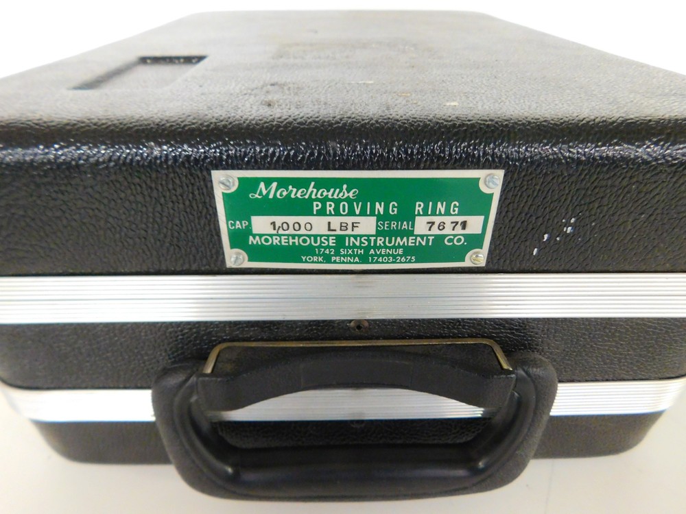 MOREHOUSE INSTRUMENTS 1000 LBF CAPACITY PROVING RING (TYK46)