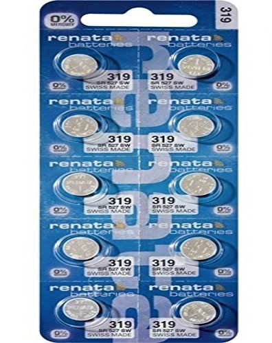 10 Button Cell Type 319 Batteries Renata