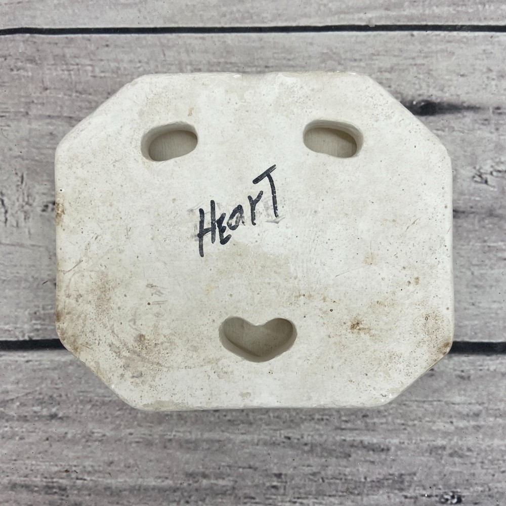 Kelly Ceramic Casting Mold Heart #745