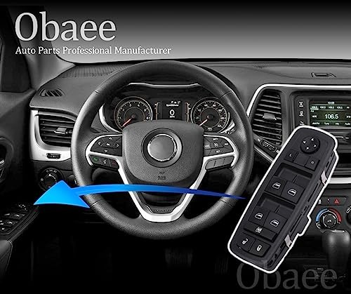 Power Window Switch Control Button 8+13 PINS Driver Side Compatible with