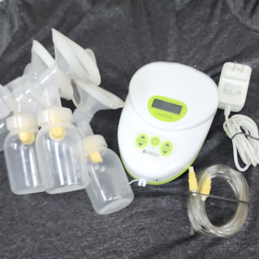 Ardo Calypso Double Electric Breast Pump Adjustable Settings Bottles Kit Adapter