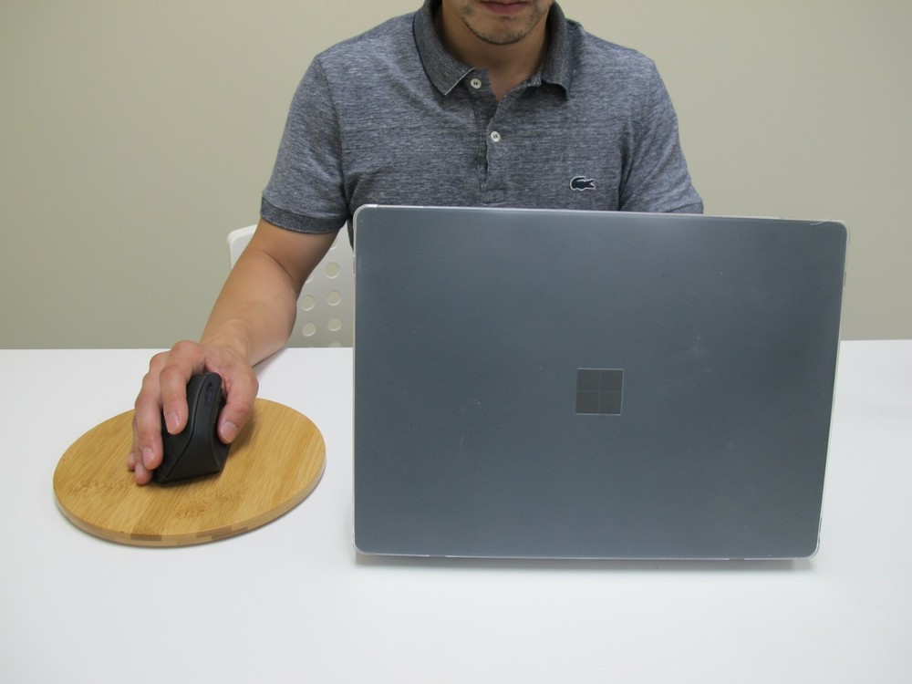 MOJO Beanbag Bamboo Mousepad - Ergonomic Comfortable Mousepad for Use Anywhere