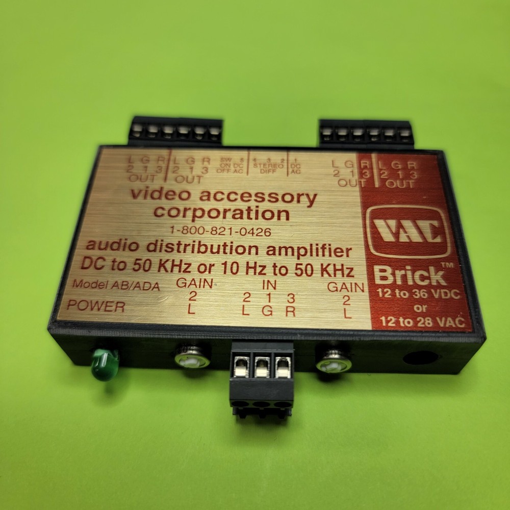 VAC Model AB/ADA Mini-Brick AUDIO Distribution Amplifier