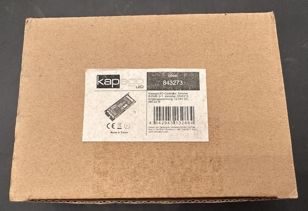 LED DMX Decoder (Controller / Dimmer) Kapego R-DMX 3+1 - New