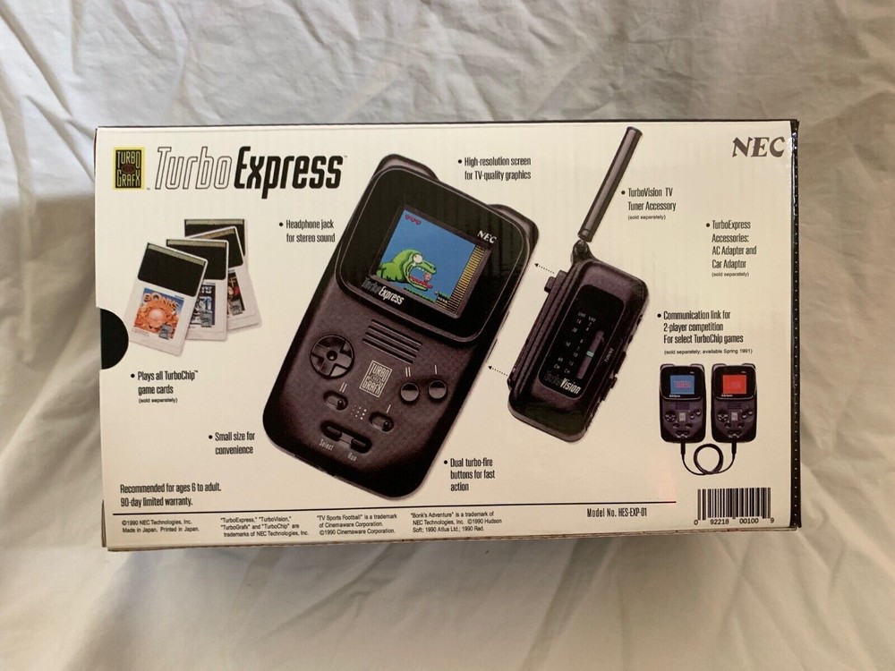 Empty Console Box Optional Polys/Foam / Protector for NEC Turbo Express