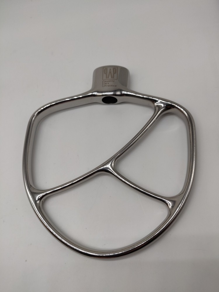 Stainless Steel Paddle Attachment for Kitchenaid Mixer Rounded Edge