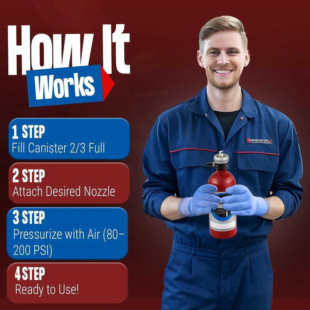 Versatile Non-Aerosol Aluminum Sprayer with Adjustable Nozzle – 1 Quart Capacity