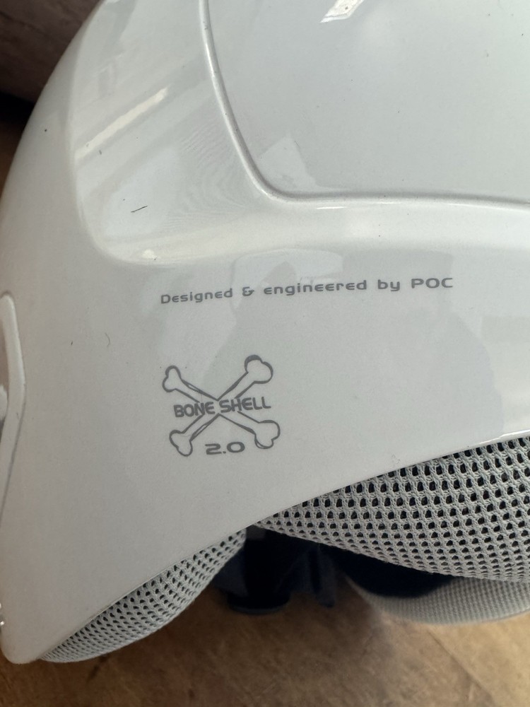 POC Skull X White Ski Helmet- Small
