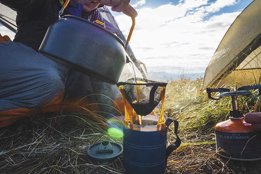 Ultralight Java Drip for Pour over Drip Coffee While Camping and Backpacking