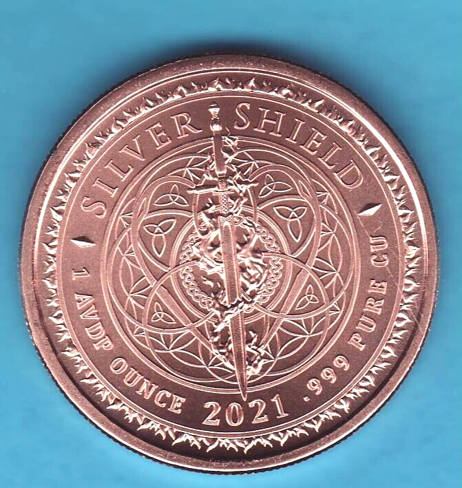 2021 Silver Shield 19 COIN SET 1 oz. Copper Rounds