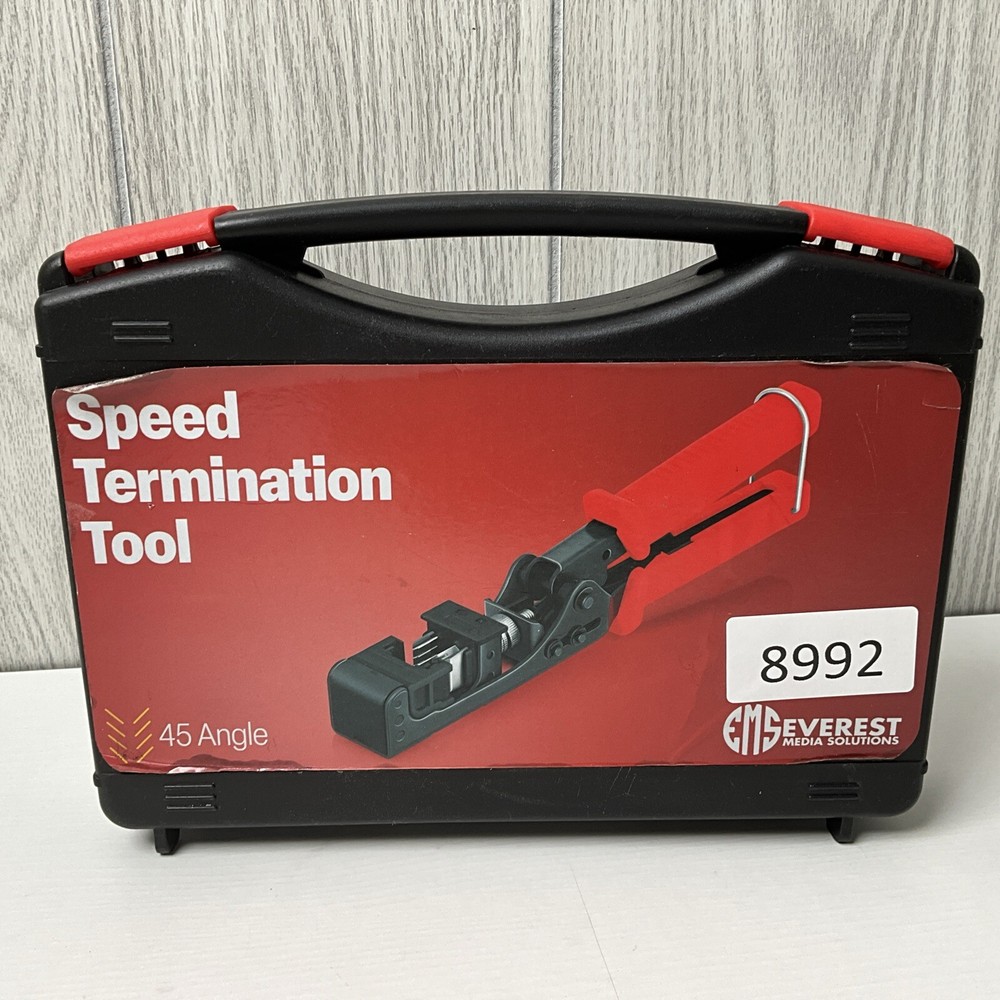 Everest Media Solutions 45Term - 45° Angled Speed Termination Tool - OPENED BOX