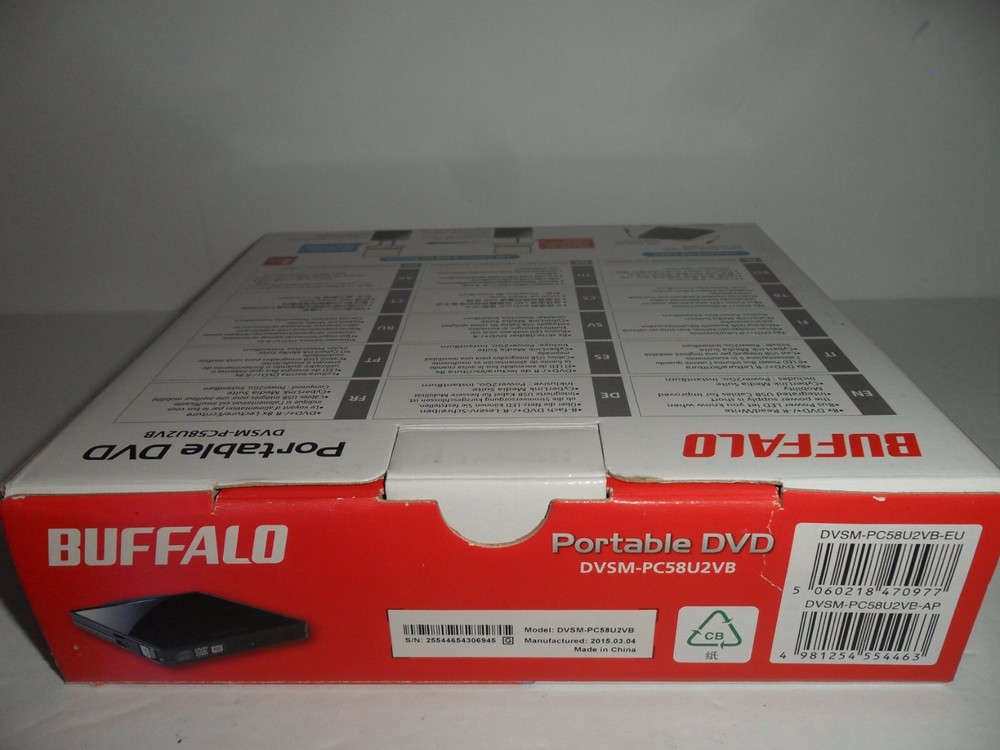 Buffalo Portable DVD Multi Recorder DVSM-PC58U2VB