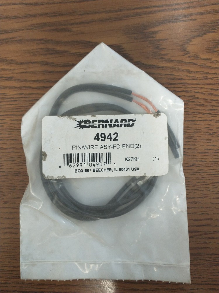 2 EA BERNARD 4942 WIRE ASSEMBLY
