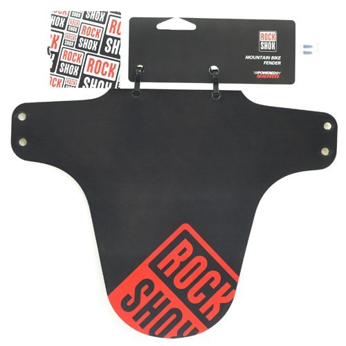 RockShox MTB Fender Front Fork Mudguard , Black/Oxy Red