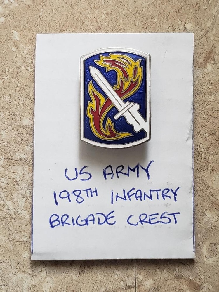 198th Infantry Brigade DUI Crest