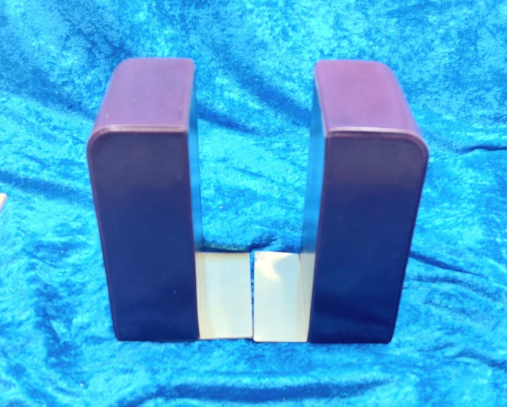 Charles Underwood Hand Glazed Kid Leather Bookends