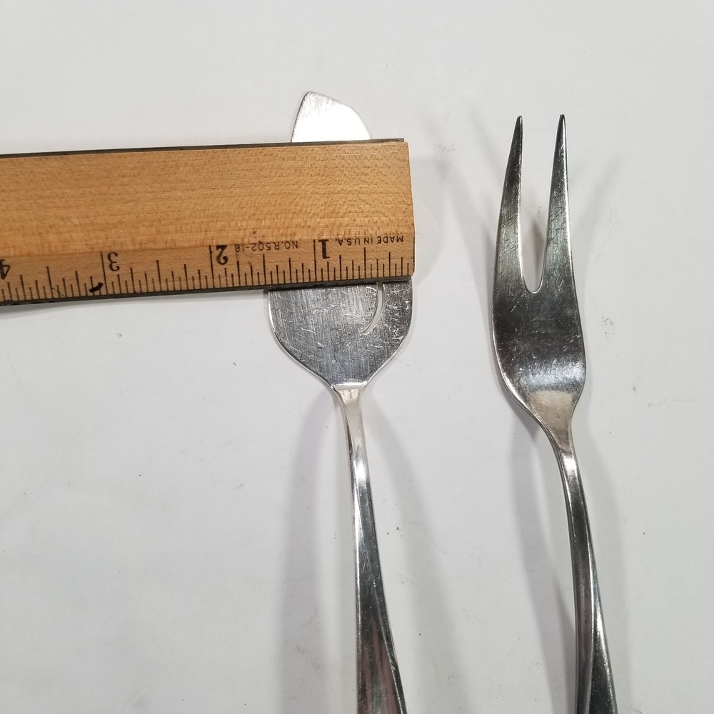 Pie Server & Fork Vintage HOLMES & EDWARDS Silverplate Deep Silver Pattern