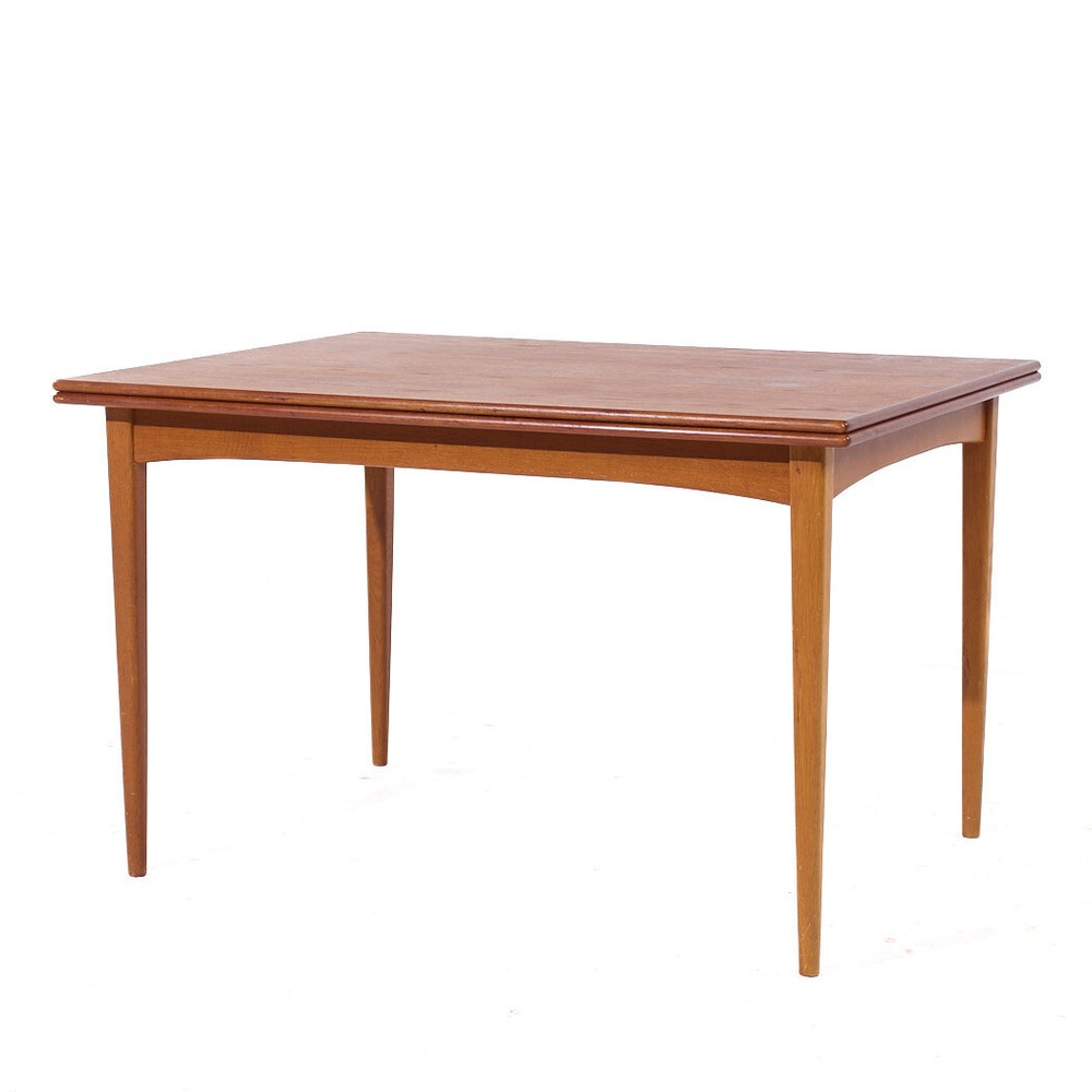 Dux Mid Century Danish Teak Flip Top Dining Table