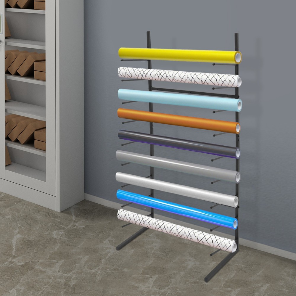 Wall-Mounted Blueprint Storage Rack - Organize Your Plans Efficiently