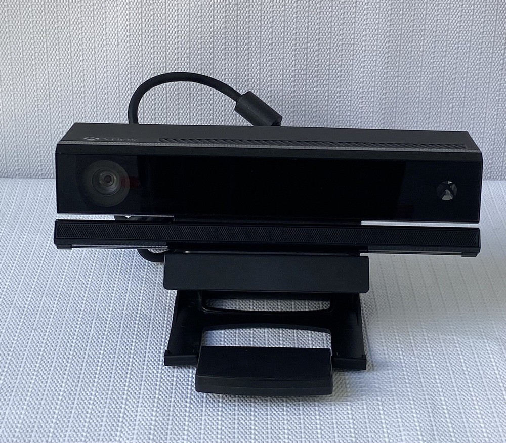 Microsoft Xbox One Black Kinect Sensor - Model 1520 + Clip TV Stand Bundle