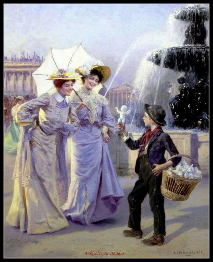 Chart Needlework - Counted Cross Stitch Patterns - A kid from Paris