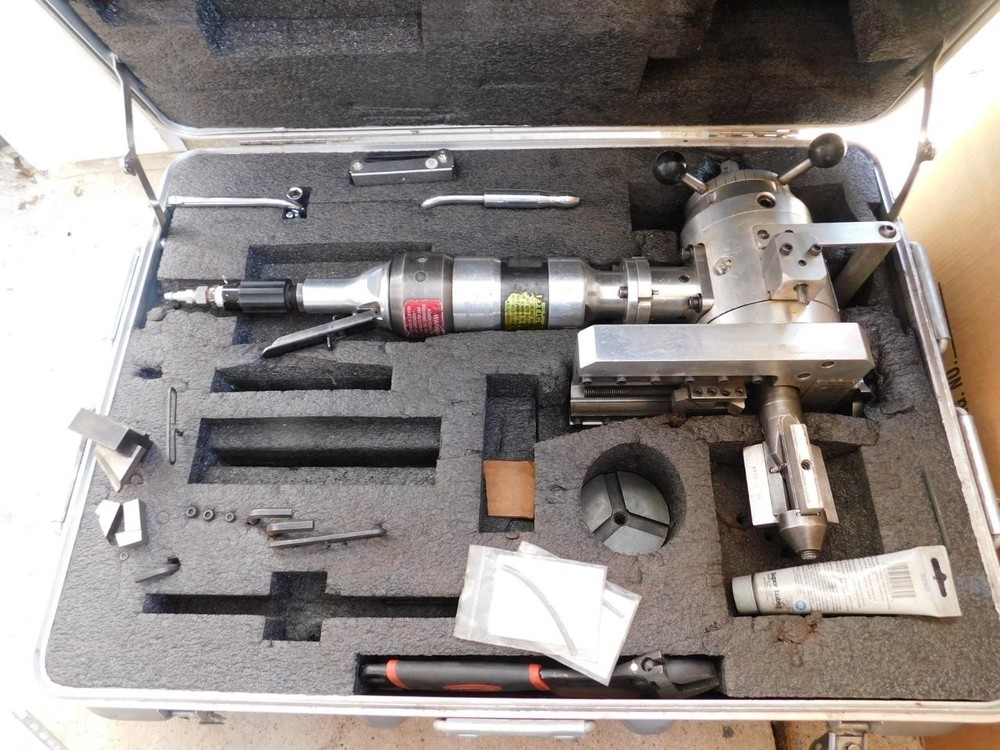 TRI TOOL 206B BEVELMASTER PIPE BEVELER BEVELING MACHINE PORTABLE LATHE SYSTEM