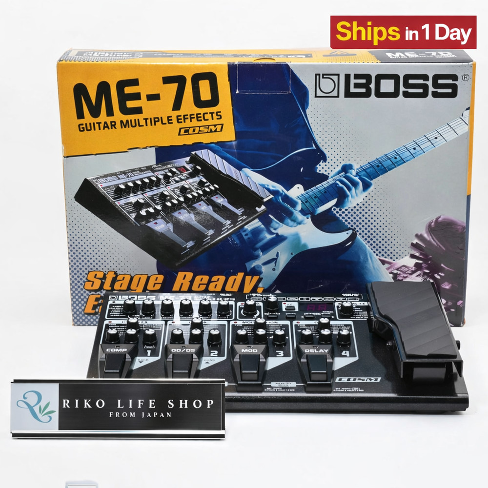 BOSS ME-70 Guitar Multi Effects Processor Pedal w Box New Unused Japan