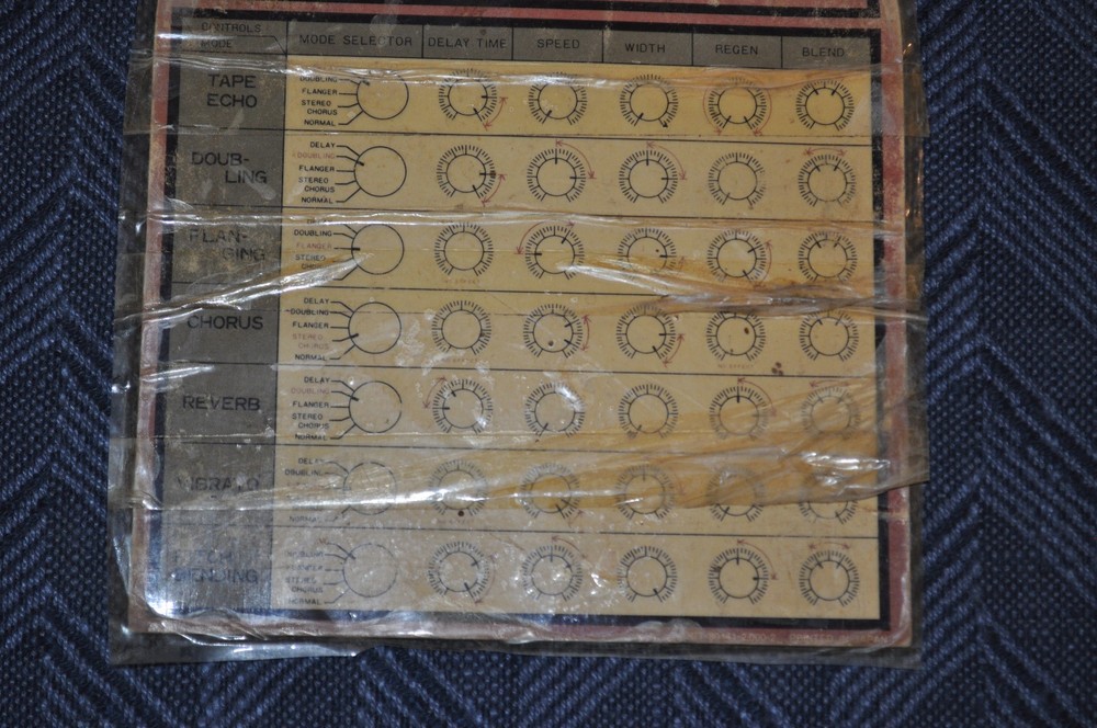 IBANEZ Multi Mode Analog Delay Phase Shift AD202 Rack Mount Studio Gear Manual