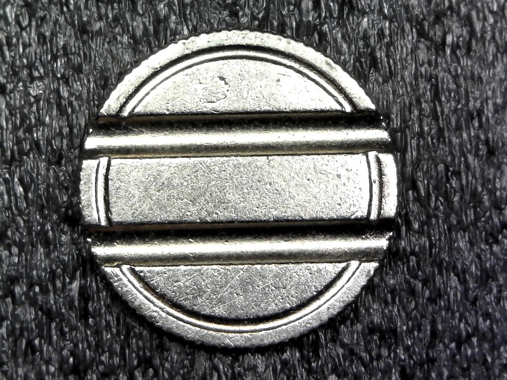 Slotted Grooved Service, Arcade, Machine Token 24mm (FT153)