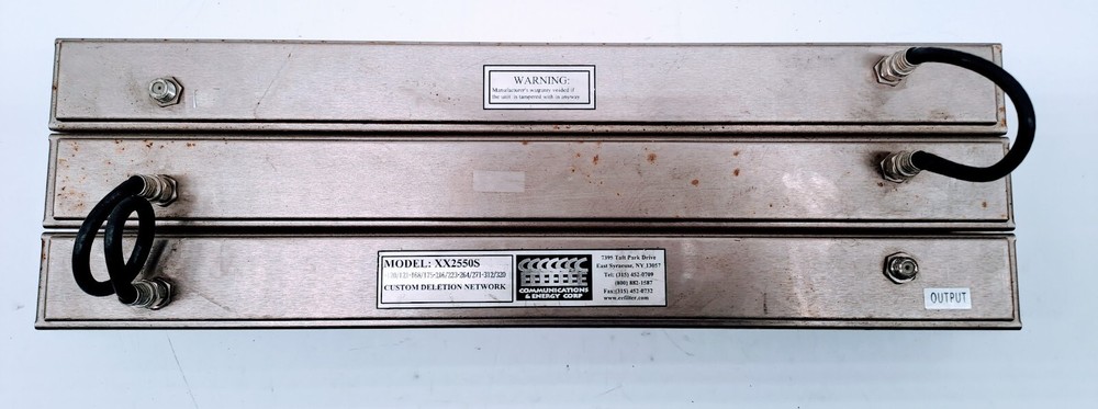 Communications & energy corp custom deletion network xx2550