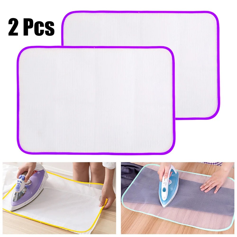2Pcs Ironing Board Covers Ironing Protect Garment Iron Clothes Insulation Pad