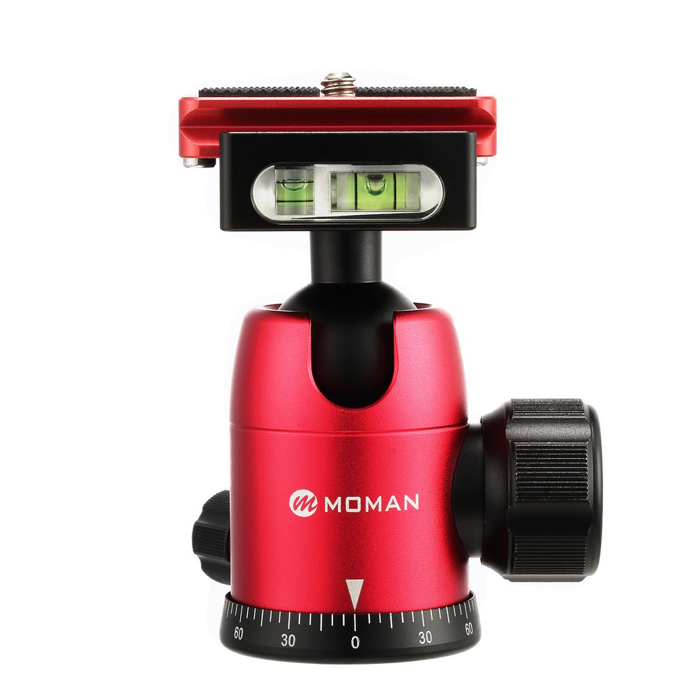 Tripod Head Ball Head Bracket with Quick Release Plate 360° Panning For Camera